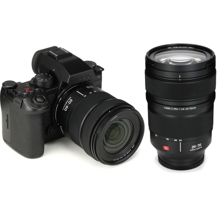 Panasonic Lumix S5 Mirrorless Camera with 24-70mm f/2.8 Lens