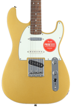 Product Image - This Item - Squier Paranormal Custom Nashville Stratocaster Electric Guitar - Aztec Gold