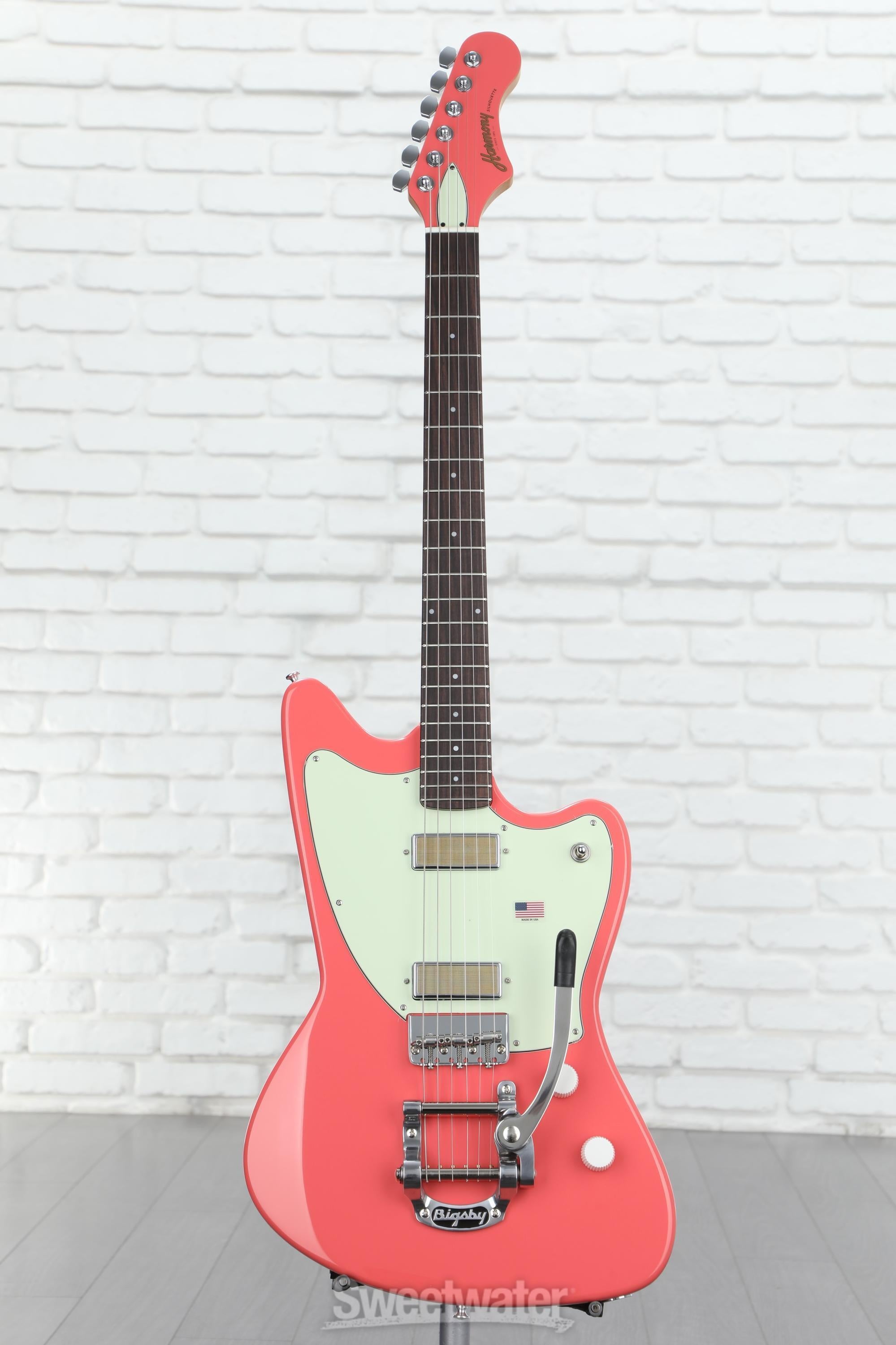 Standard Silhouette w/ Bigsby Electric Guitar w/Case, RW FB