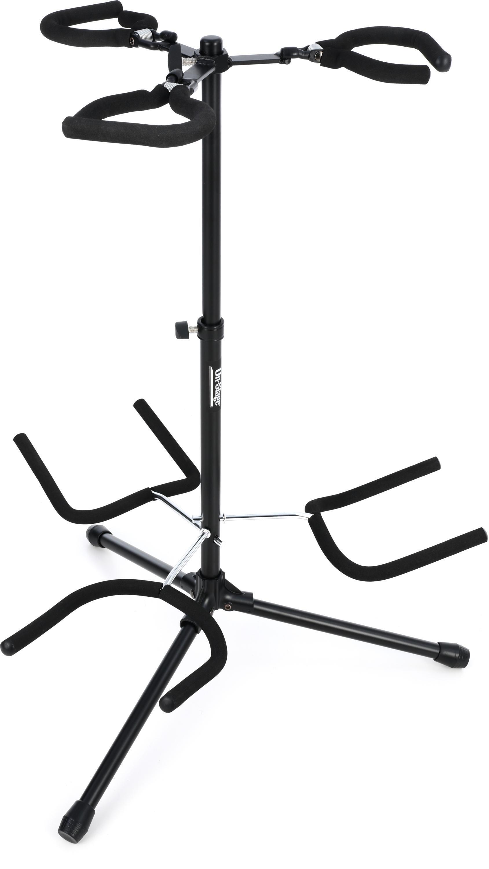 On-Stage GS7353B-B Tri Flip-It! Guitar Stand | Sweetwater