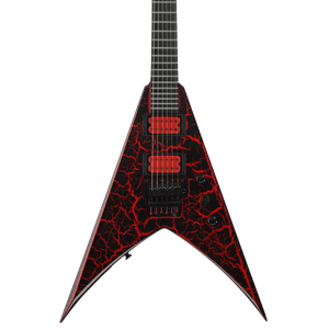 Jackson Custom Shop King V Electric Guitar - Black Crackle Jackson Custom Shop King V Electric Guitar - Black Crackle
