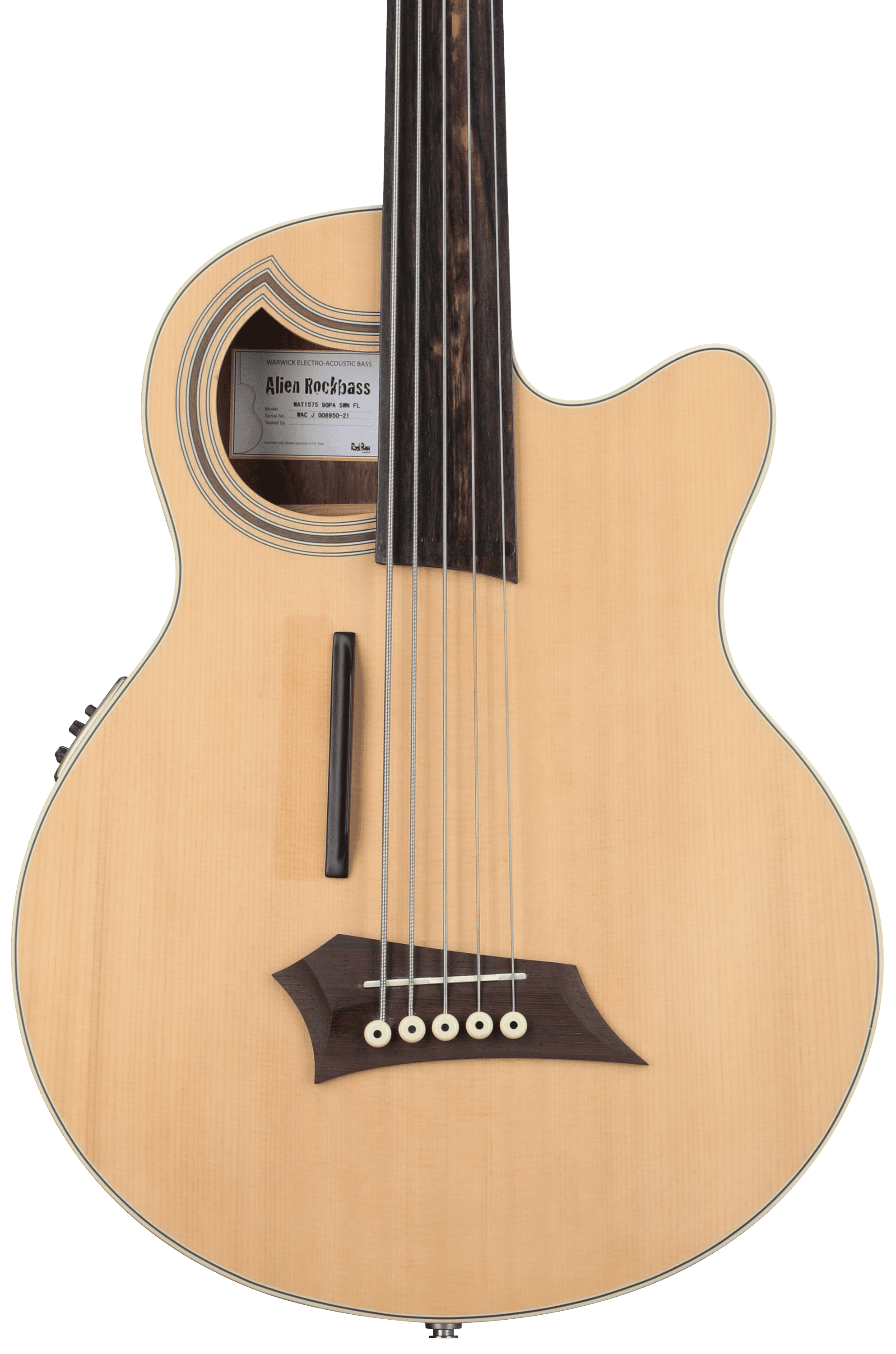 Warwick Rockbass Alien Deluxe Hybrid Thinline Fretless 5