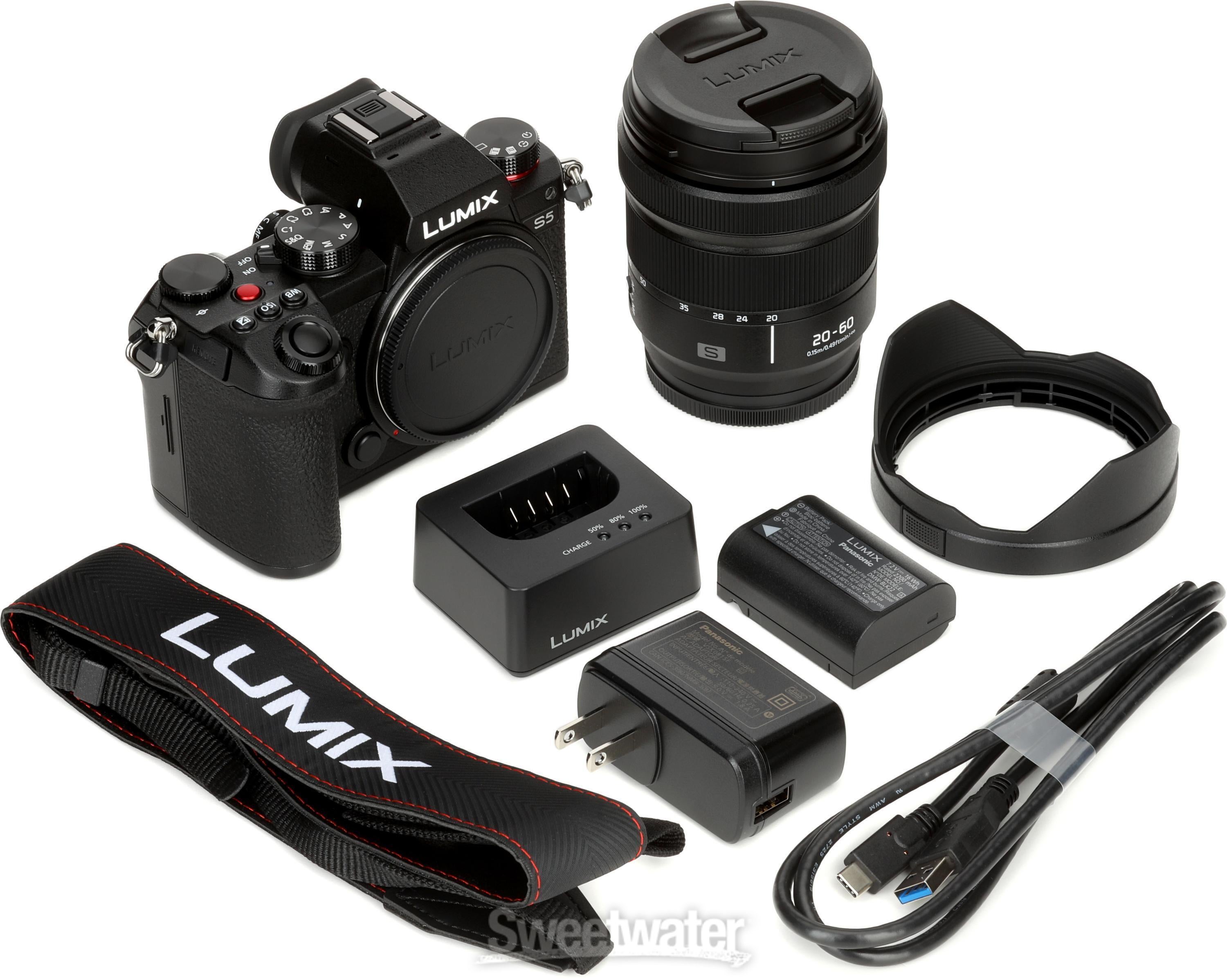 Panasonic Lumix S5 Mirrorless Camera with 20-60mm Lens | Sweetwater