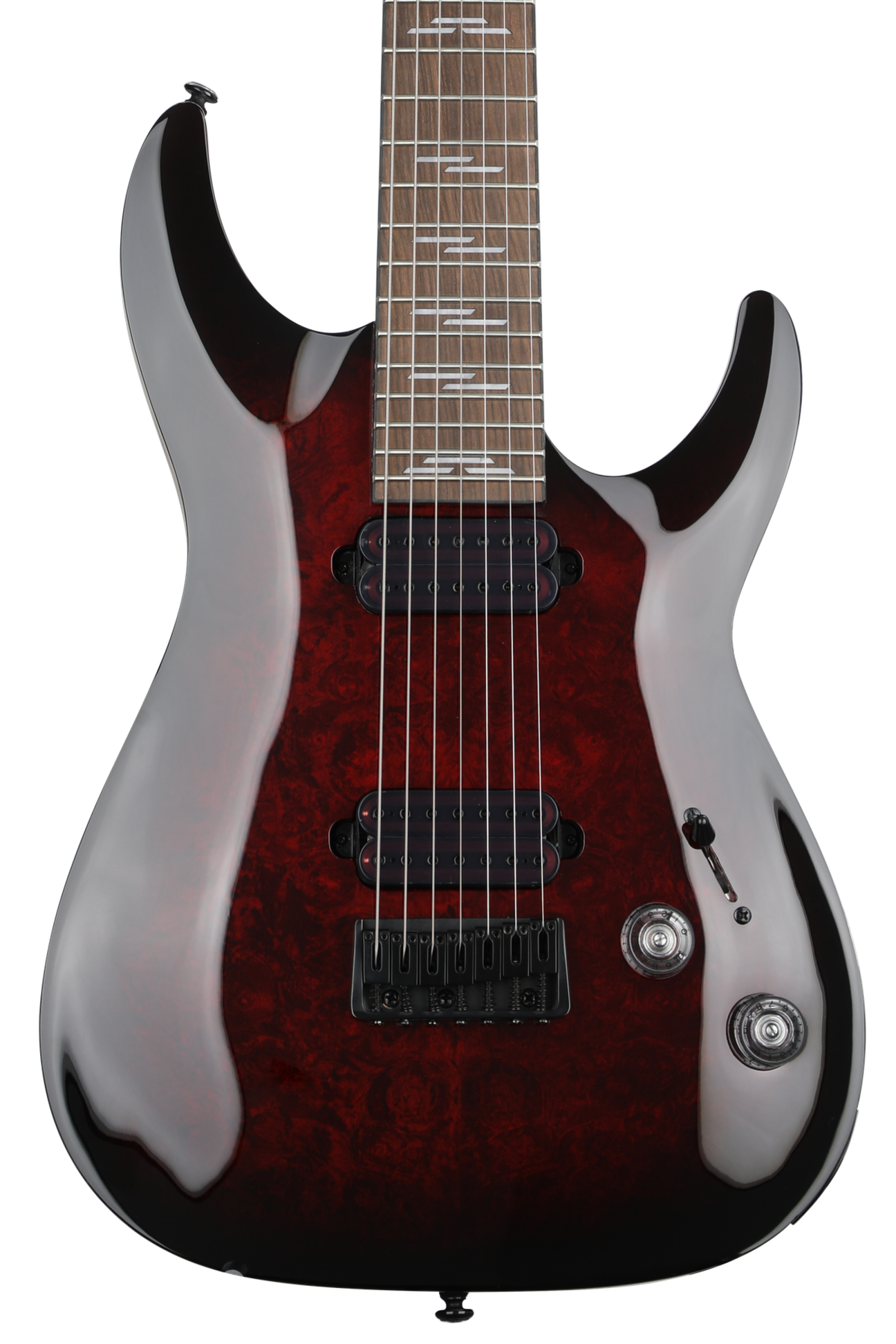 Schecter Omen Elite-7 Electric Guitar - Black Cherry Burst