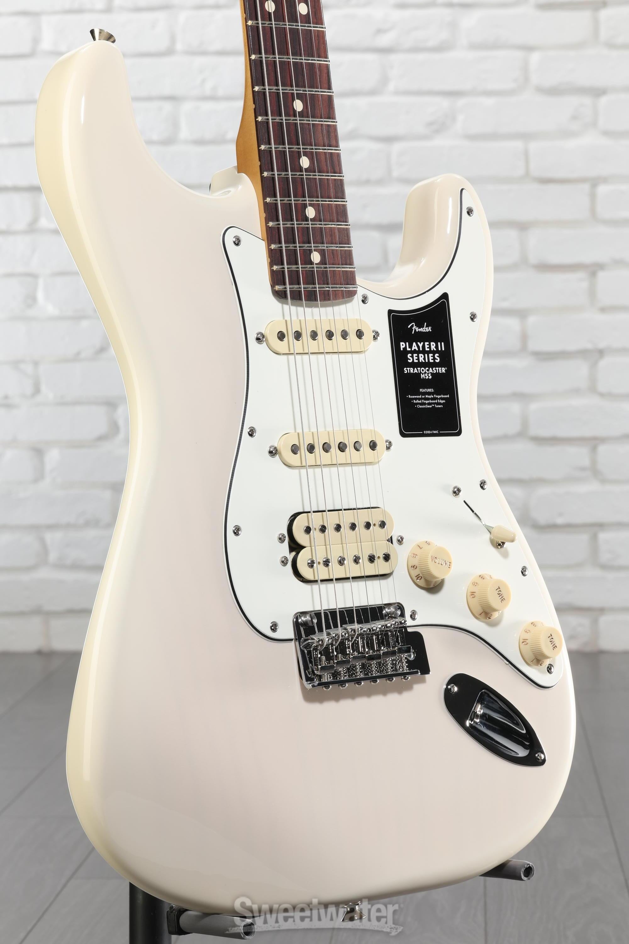 Fender Player II Stratocaster HSS Electric Guitar - White Blonde