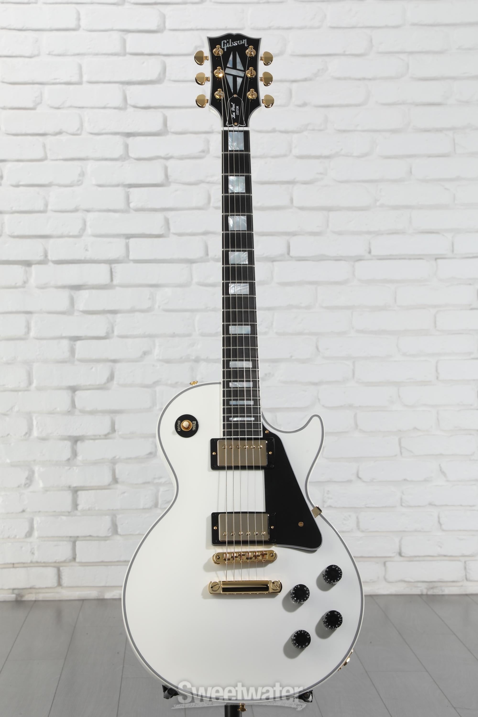 Gibson Custom Les Paul Custom Electric Guitar - Alpine White