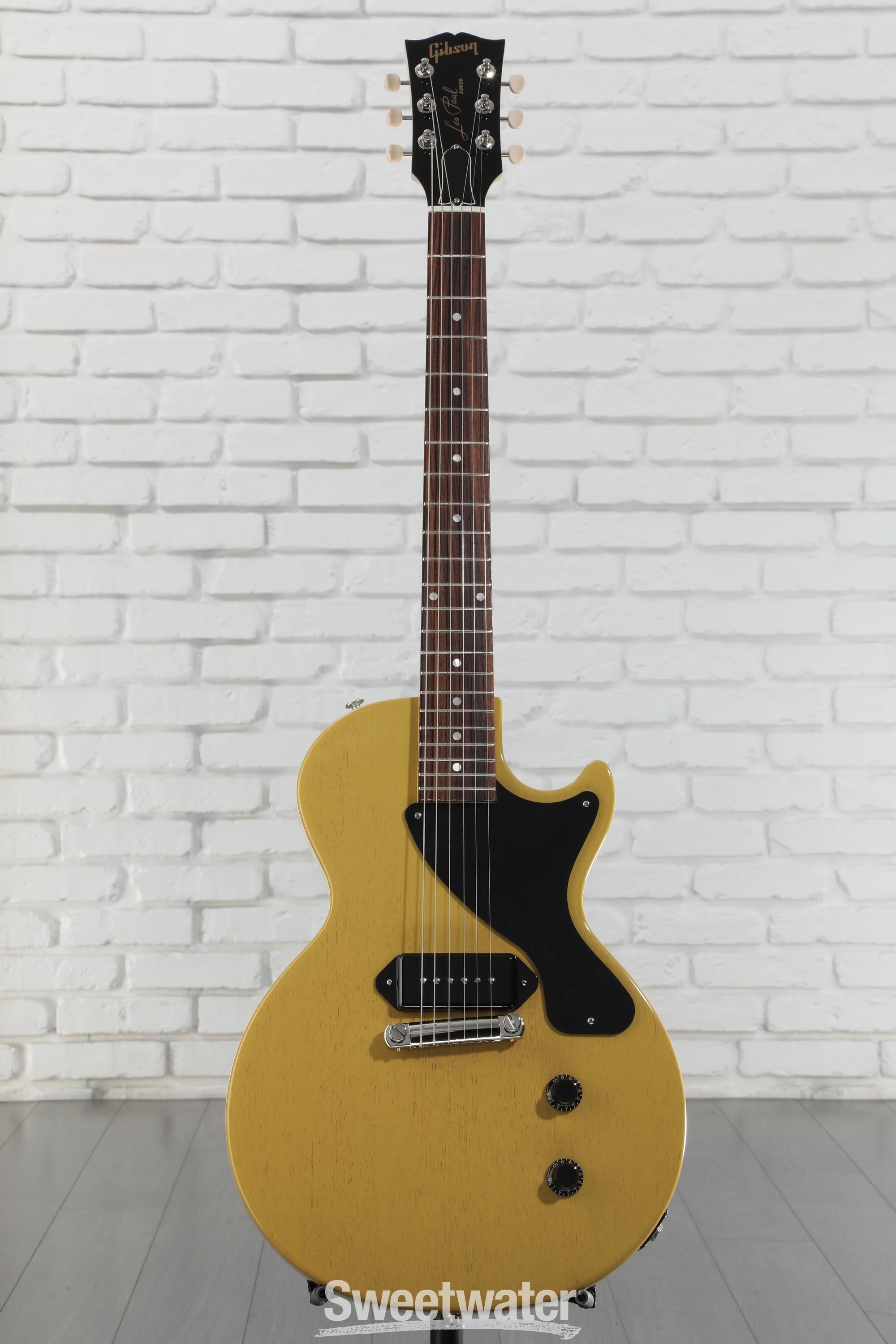 ギター Gibson USA LesPaul JR TV yellow G-Force Gibson Les Paul Junior Electric Guitar - TV Yellow | Sweetwater