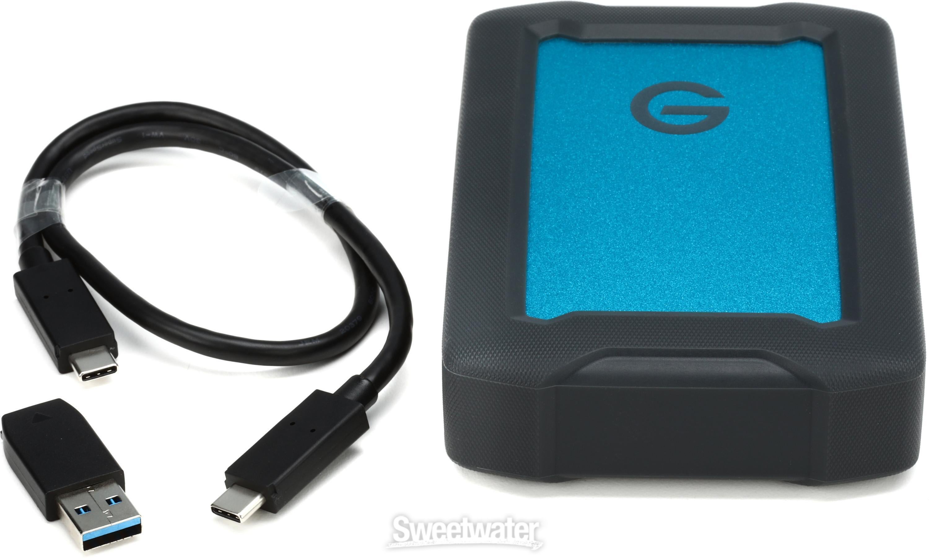 G-Technology Armor ATD All-Terrain Drive 5TB Portable HDD USB-C Hard Drive  Sweetwater
