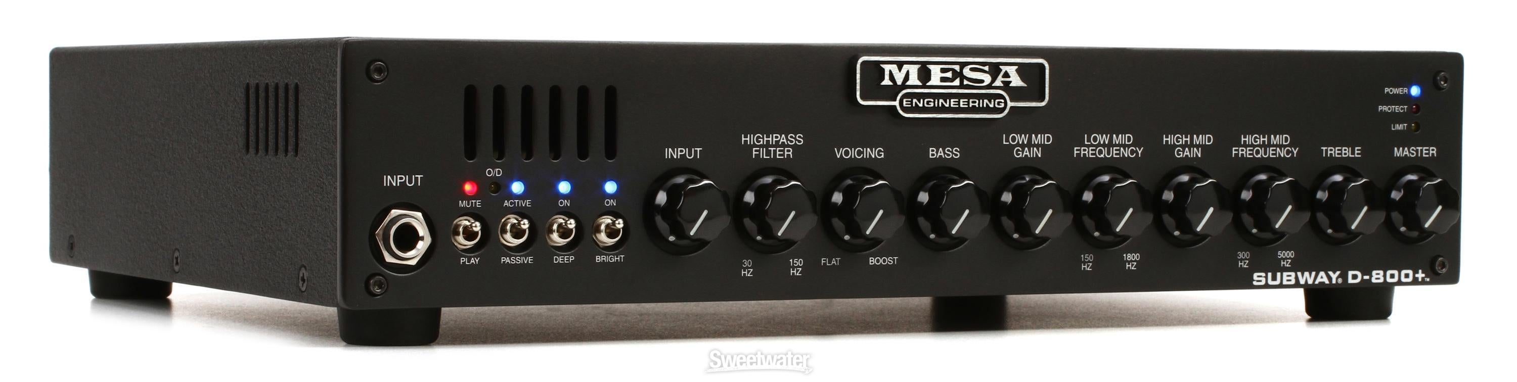Mesa/Boogie Subway D-800+ Lightweight 800-watt Bass Head