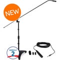 Photo of Galaxy Audio CBM-324 Carbon Fiber Boom Pair - 57 inch Boom & 24 inch Stand