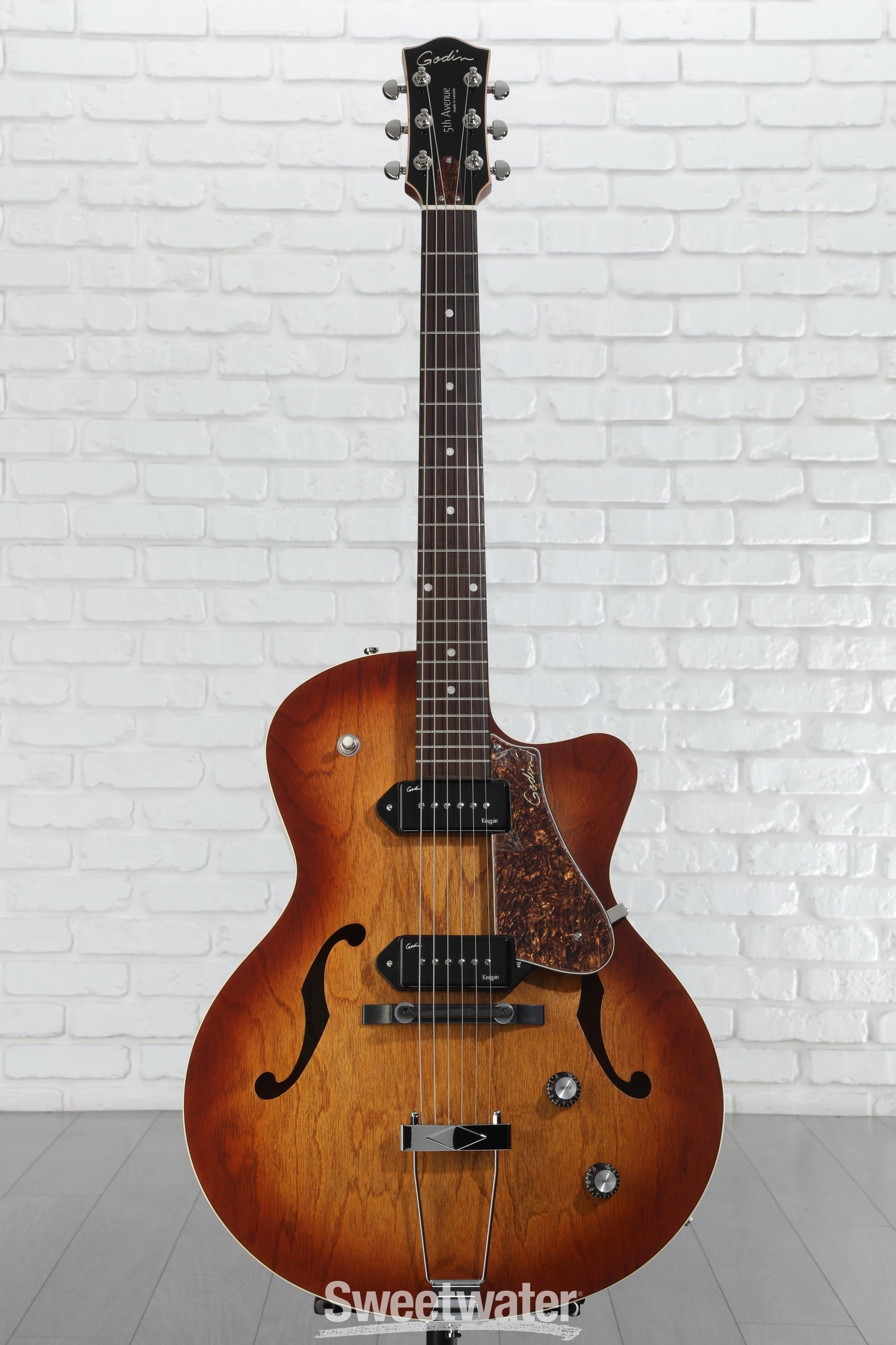 Godin 5th Avenue CW Kingpin II P90 Hollowbody Electric