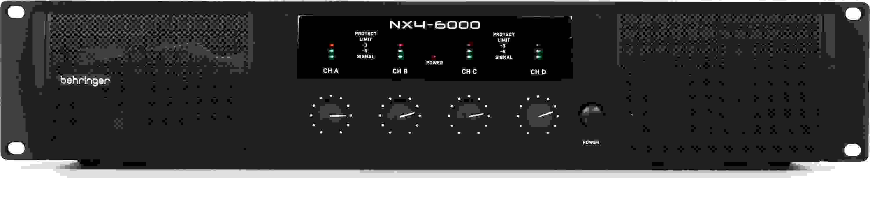 Behringer NX4-6000 1600-watt 4-channel Power Amplifier