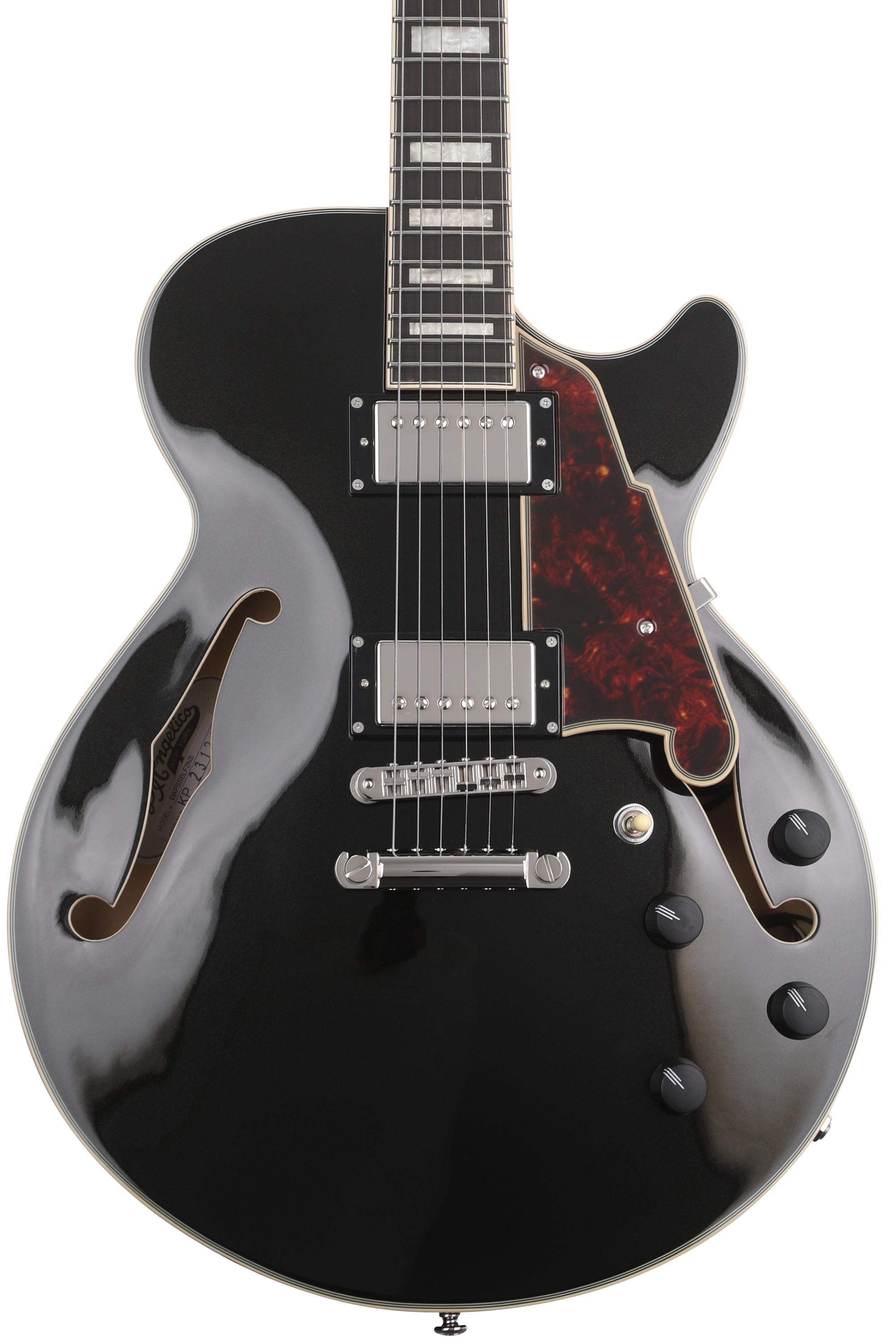 D'Angelico Premier Mini DC - Dark Iced Tea Burst with Stopbar