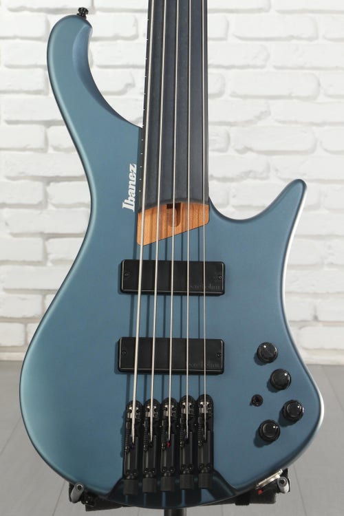 Ibanez Standard EHB1005F Fretless 5-string Bass Guitar - Arctic Ocean Matte