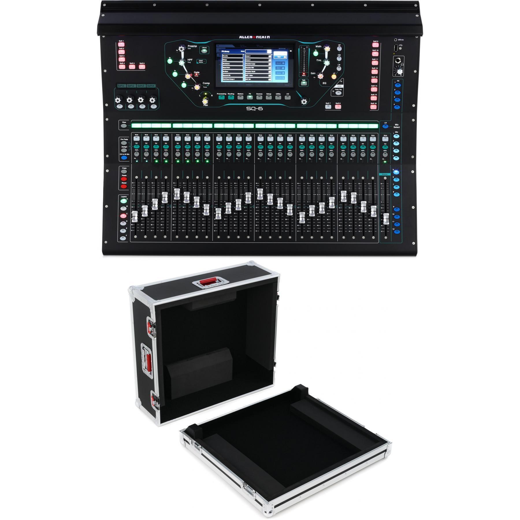 Photo of Allen & Heath SQ-6 48-channel Digital Mixer with ATA Case