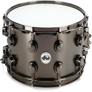 DW Collector's Series Brass 8 x 14-inch Snare Drum - Black Nickel