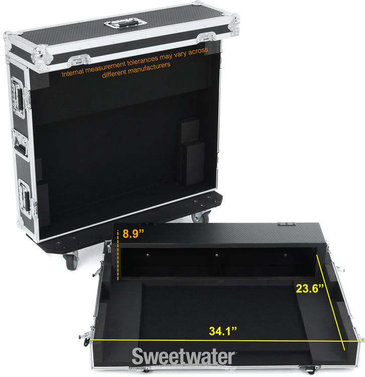 ProX XS-YMTF5DHW Flight Case for Yamaha TF5 with Doghouse and