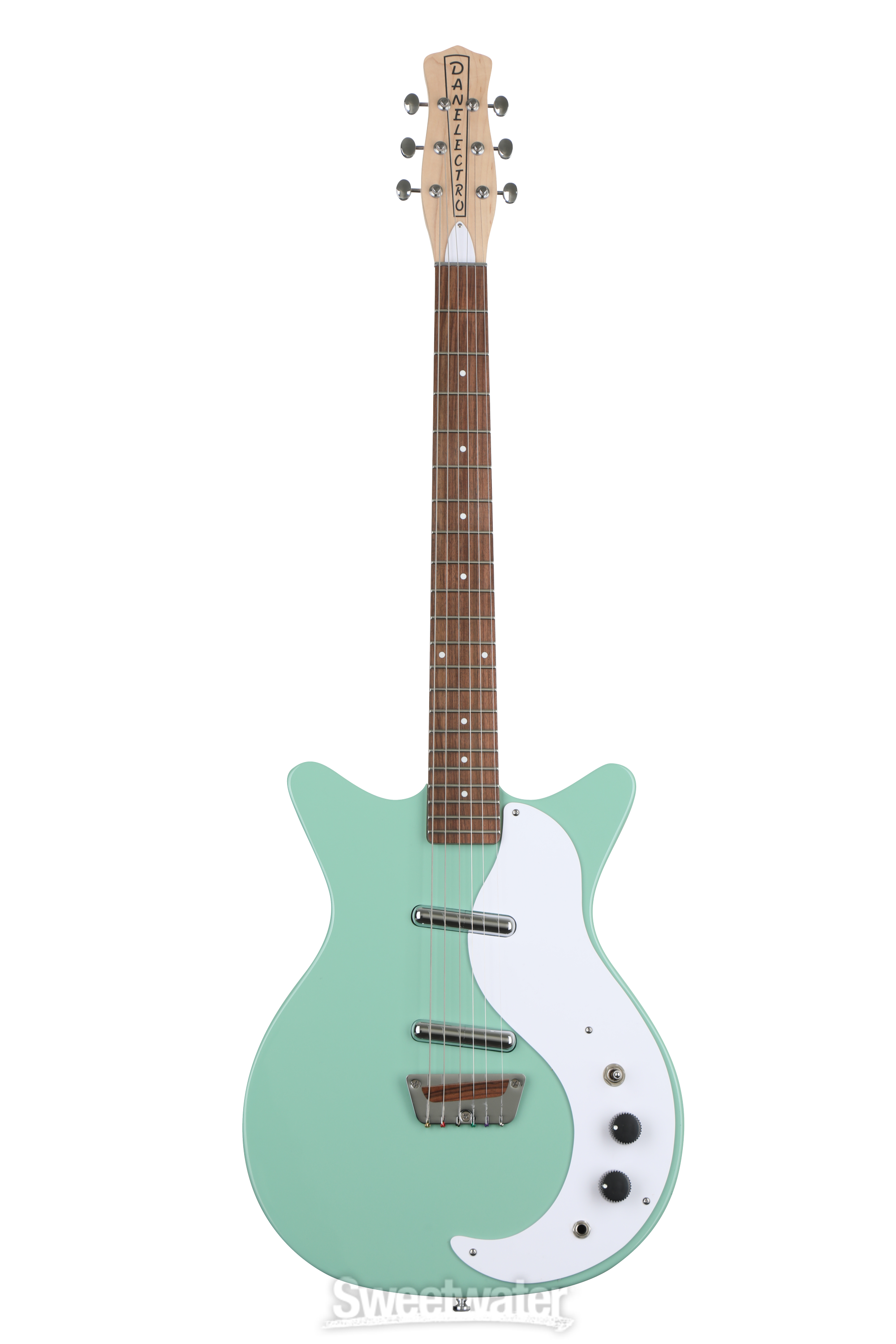 Danelectro Stock '59 Electric Guitar - Aqua | Sweetwater