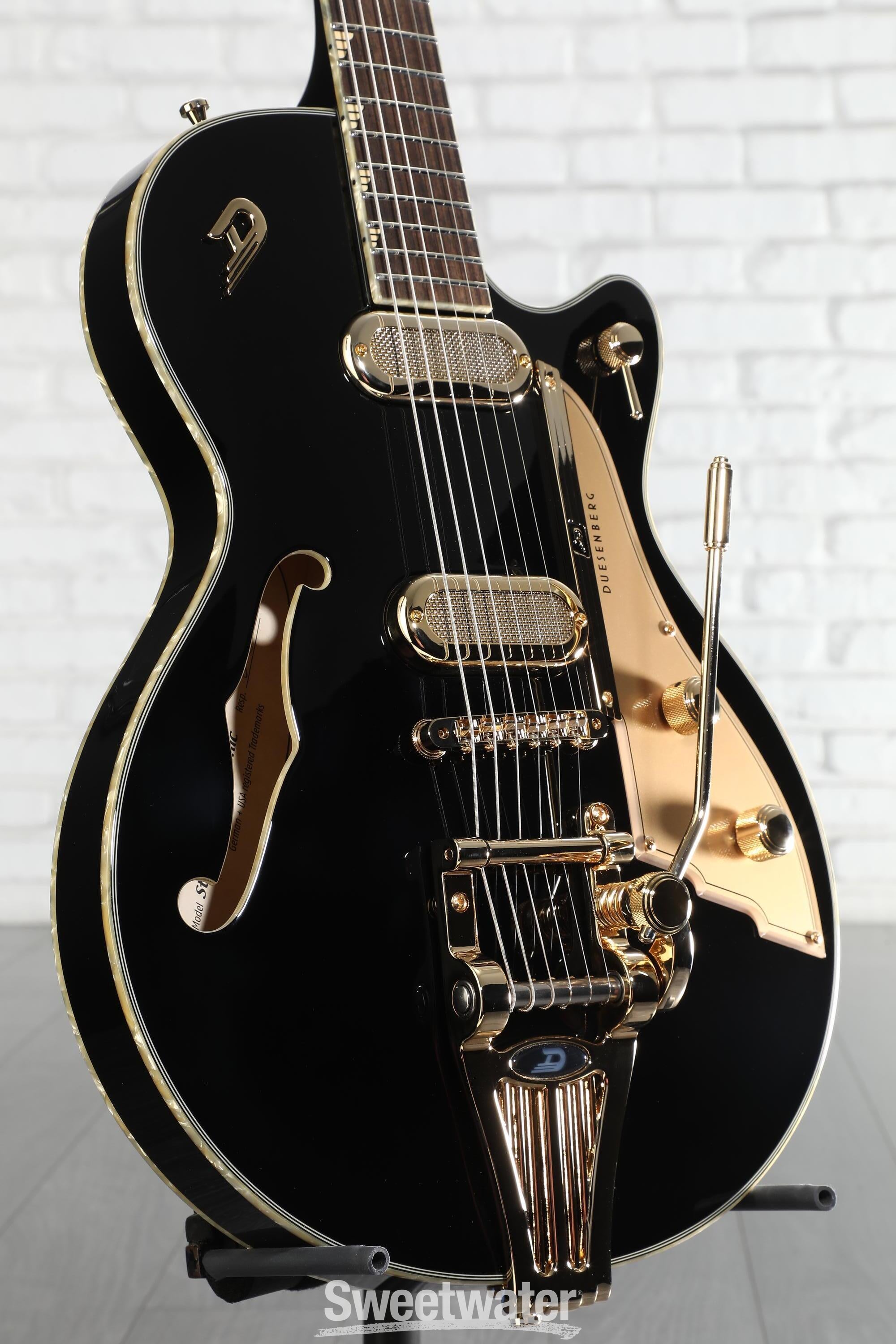 Photo of Duesenberg Starplayer TV Phonic Semi-hollowbody Electric Guitar - Black
