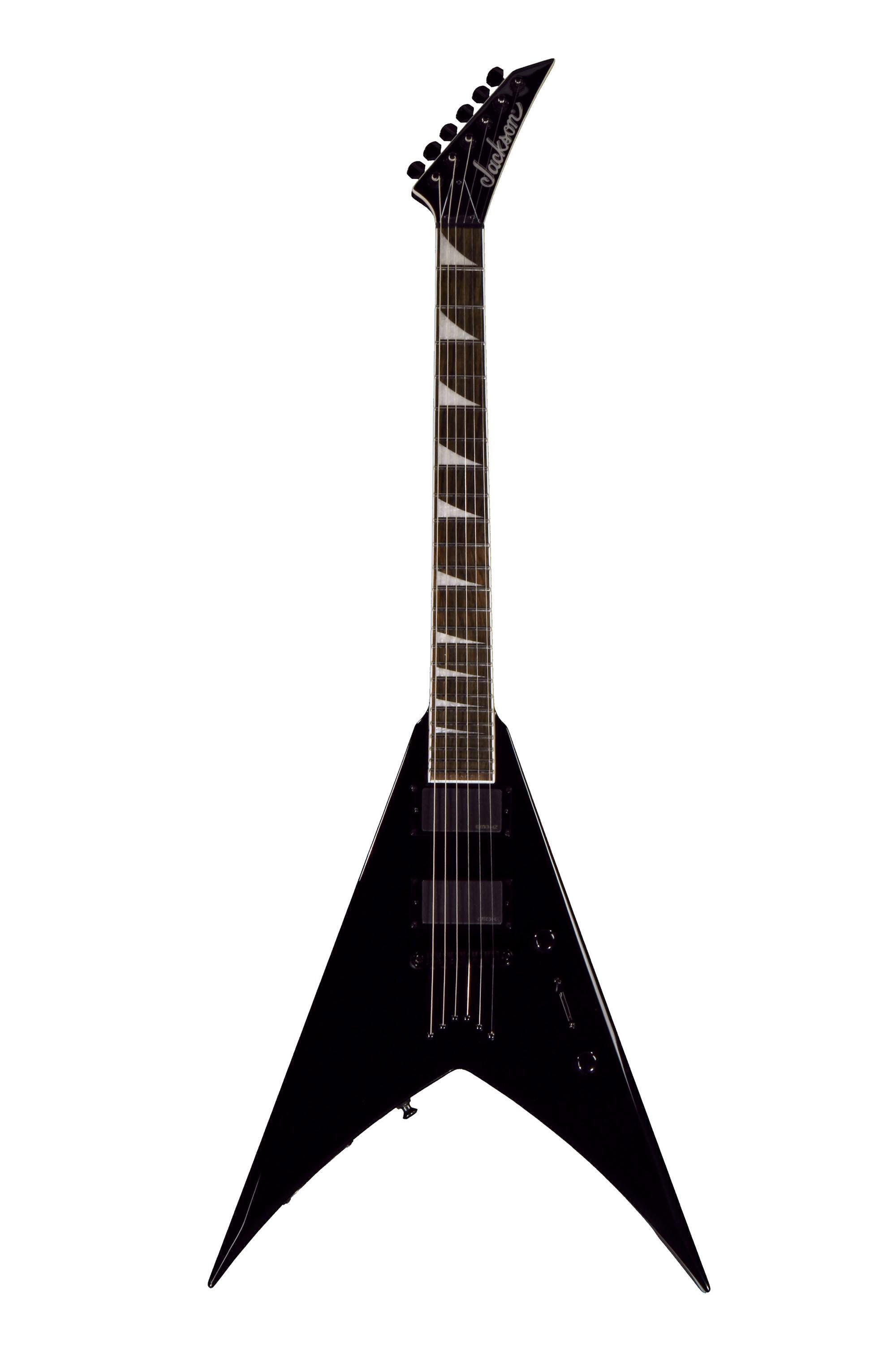 Jackson キングV型エレキギター ブラック Jackson King V KVXT - Black | Sweetwater