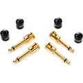 Photo of George Ls .155 Guitar Connector - Gold, Angled (4-pack)