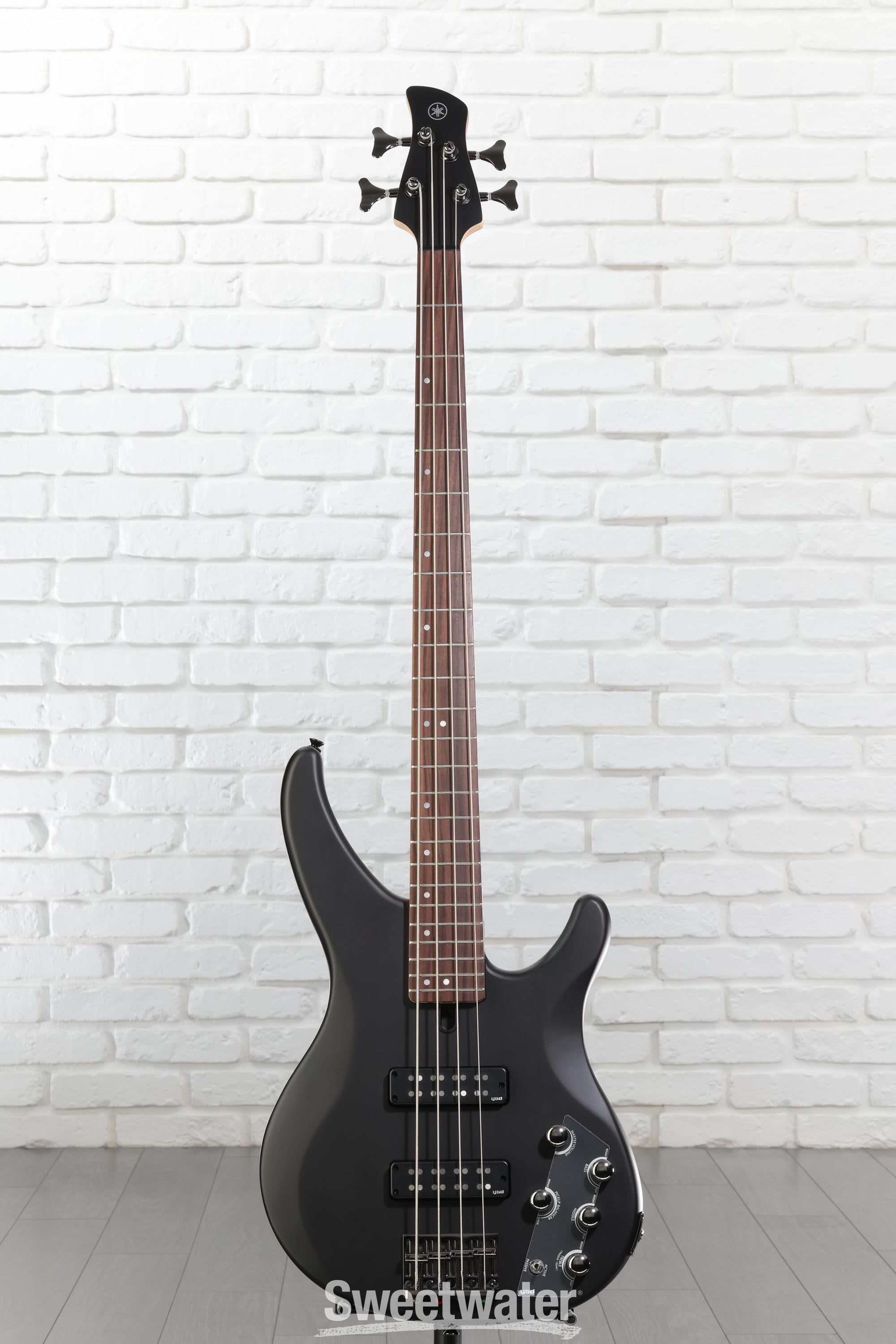 Yamaha TRBX504 4-string Bass Guitar - Translucent Black | Sweetwater