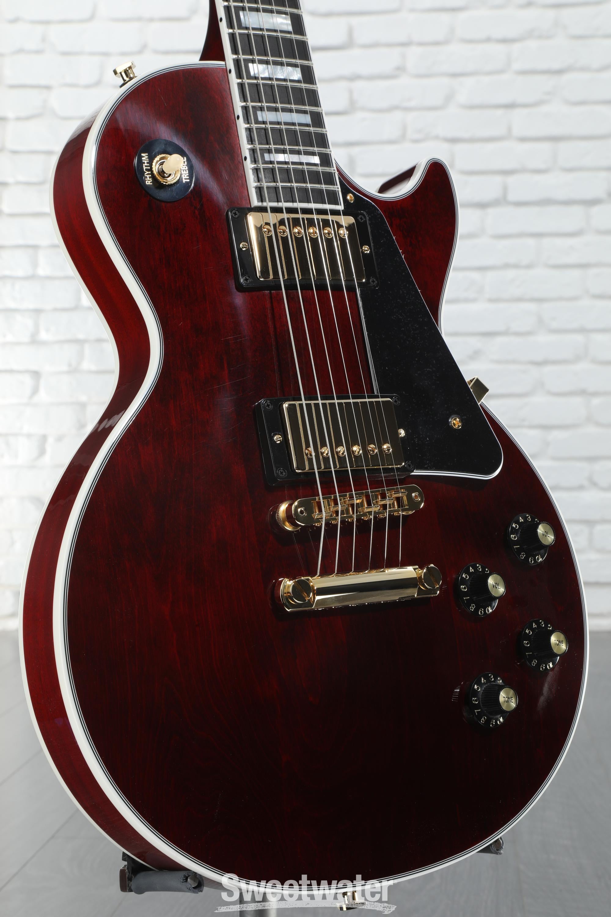 Photo of Gibson '70s Les Paul Custom Electric Guitar - Wine Red