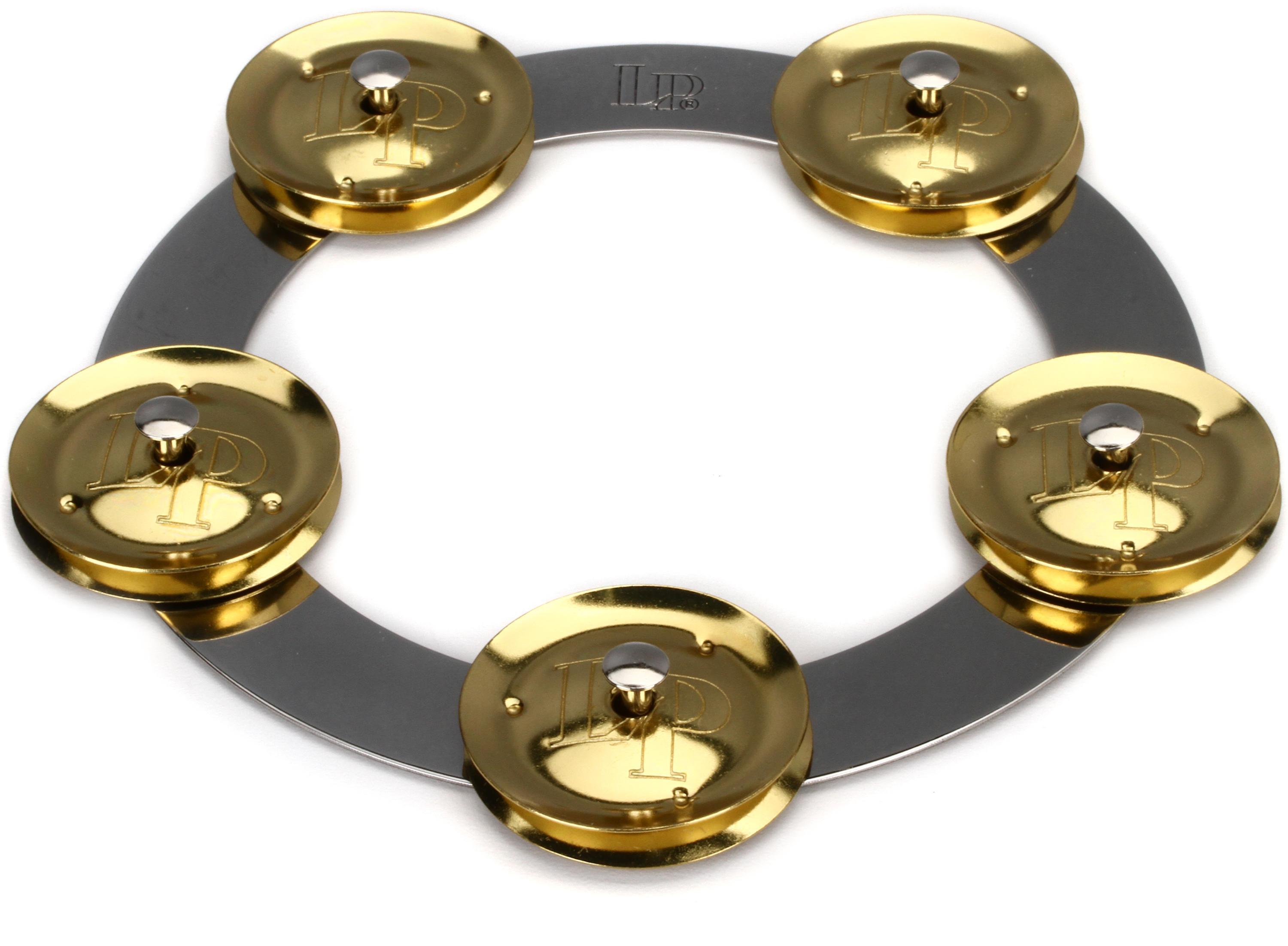 Latin Percussion 6-inch Tambo-Ring - Stainless Steel with Brass Jingles ...