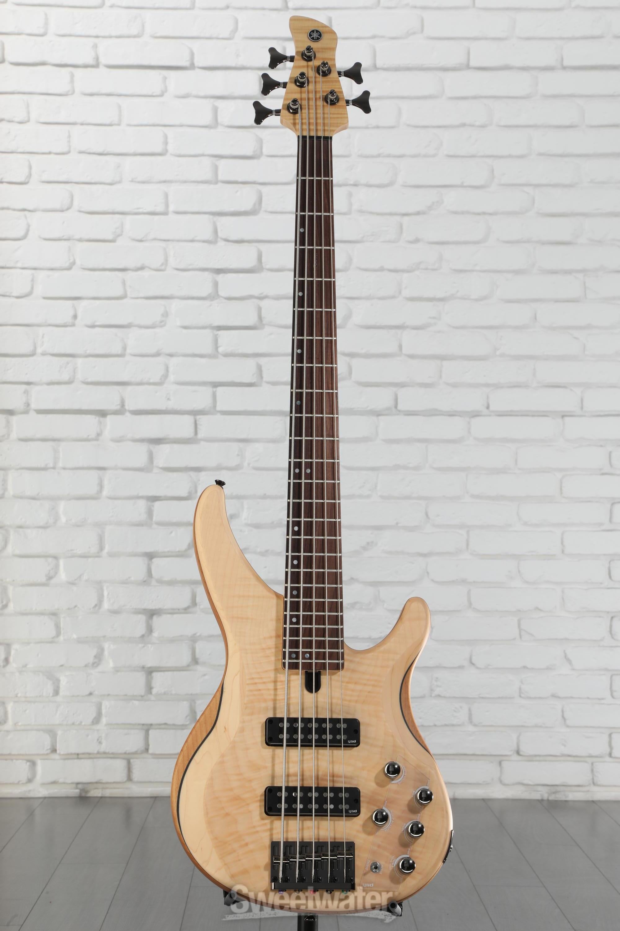 Yamaha TRBX605FM 5-string Bass Guitar - Natural Satin