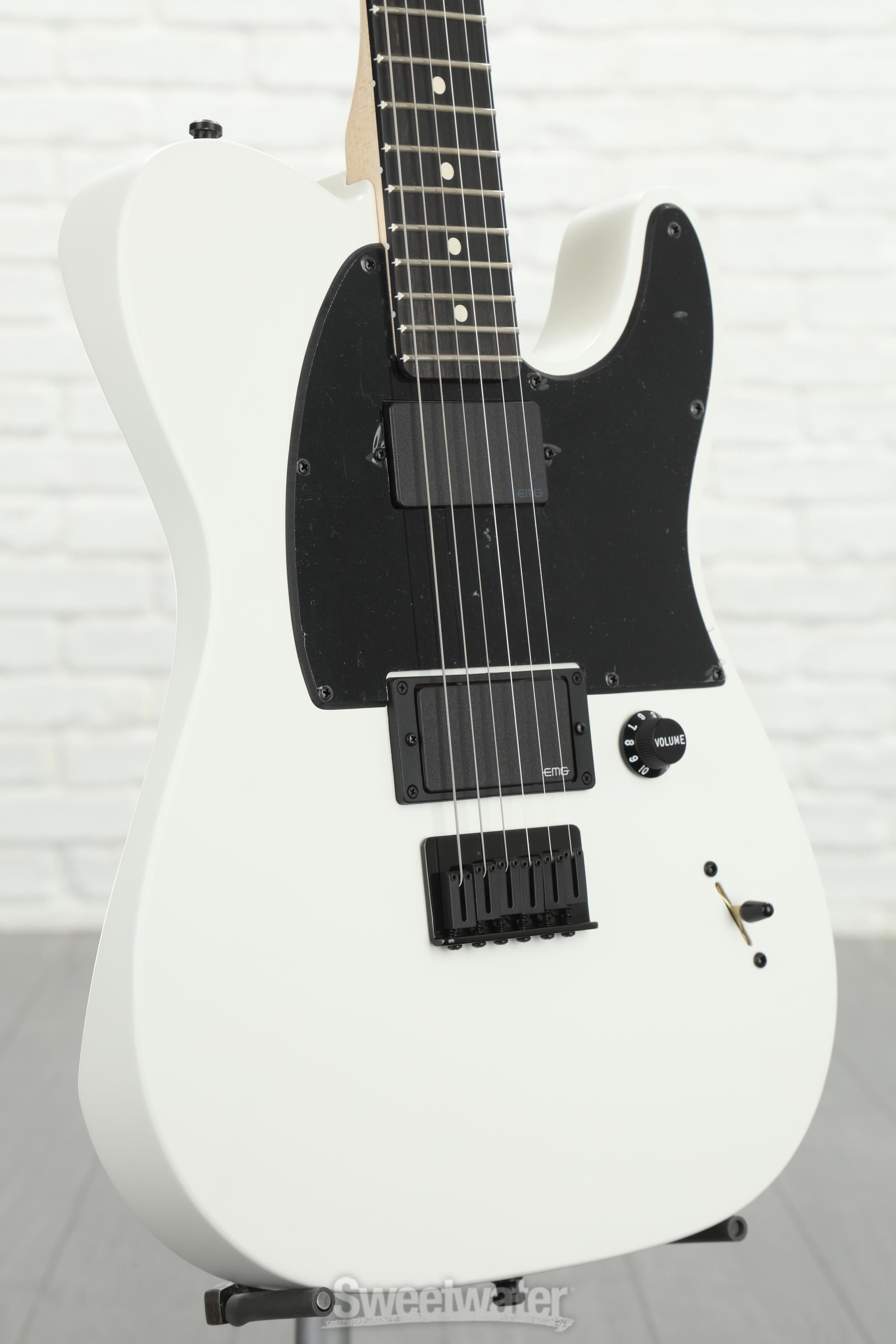 美品　Fender Telecaster jimroot signature Fender Jim Root Telecaster HH - White with Ebony Fingerboard