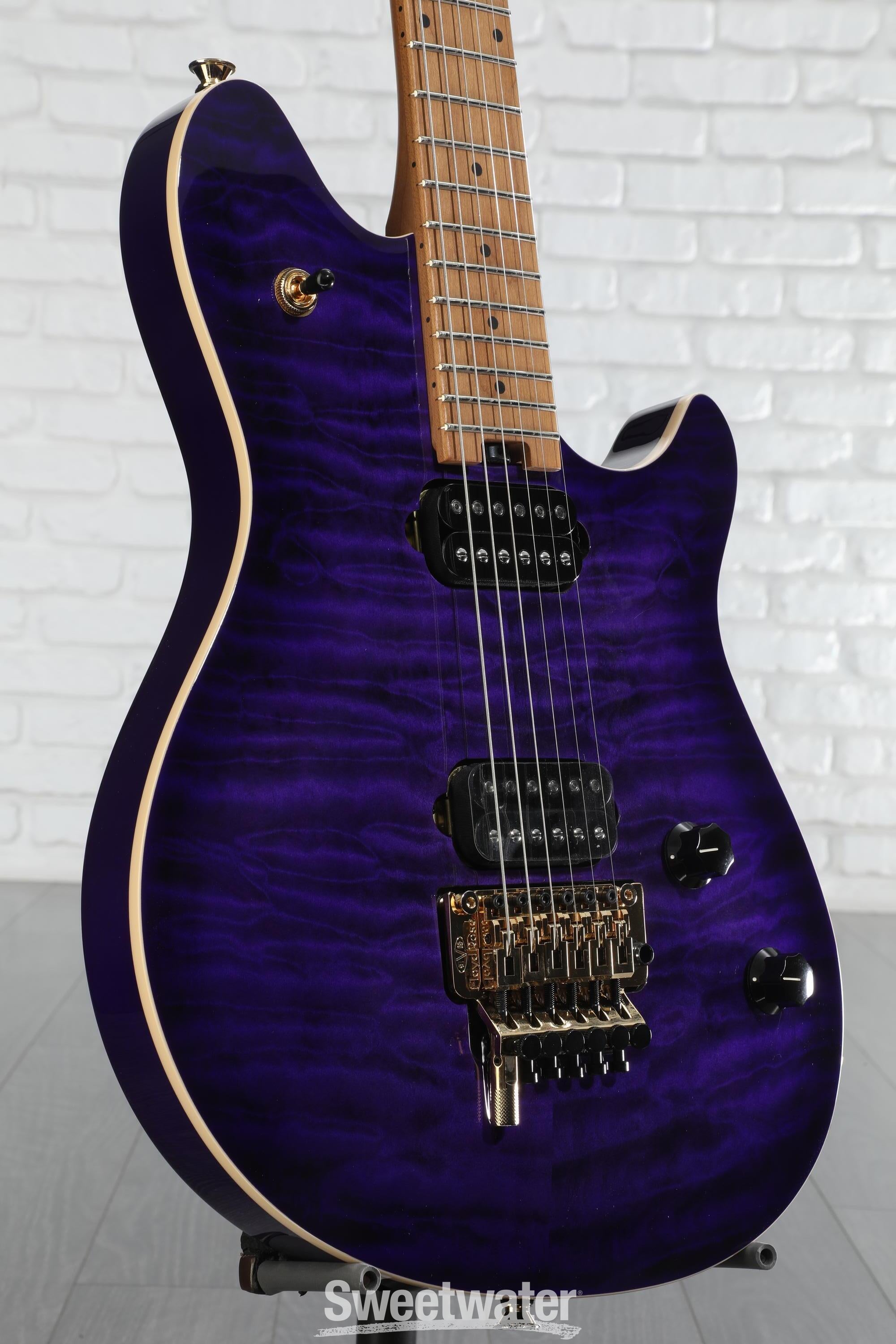 EVH Wolfgang Special QM Electric Guitar - Purple Burst