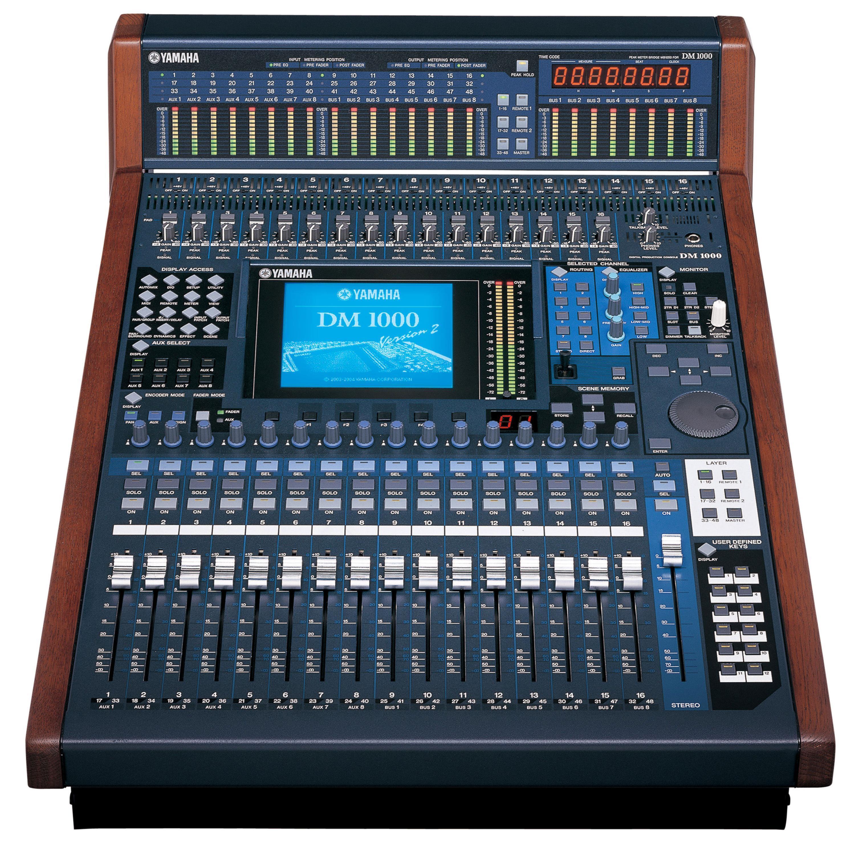 値下げ　YAMAHA ヤマハ デジタルミシングコンソール DM1000 Yamaha DM 1000 VCM v2 48-channel Digital Mixer | Sweetwater