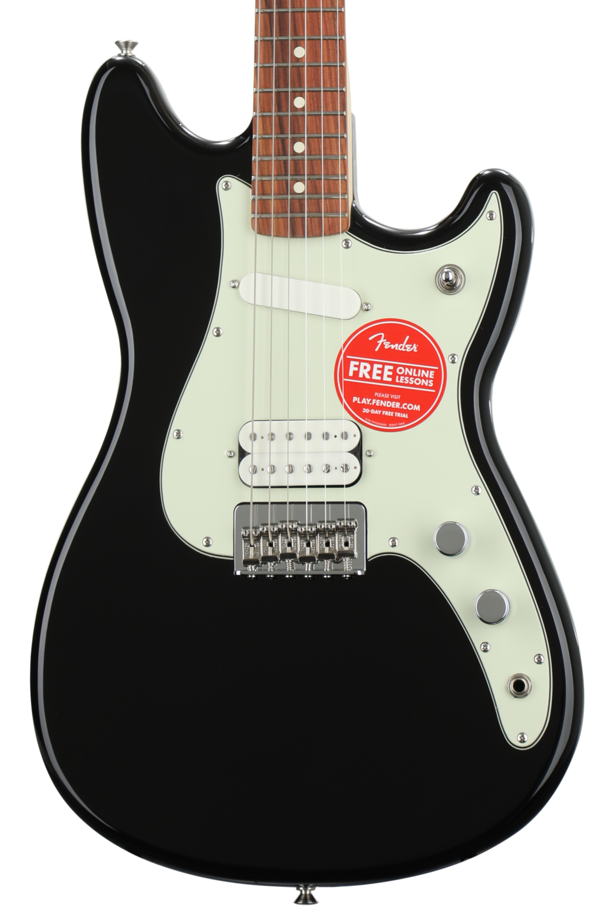 Fender Duo-Sonic ブラック Fender Duo-Sonic HS - Black w/ Pau Ferro Fingerboard