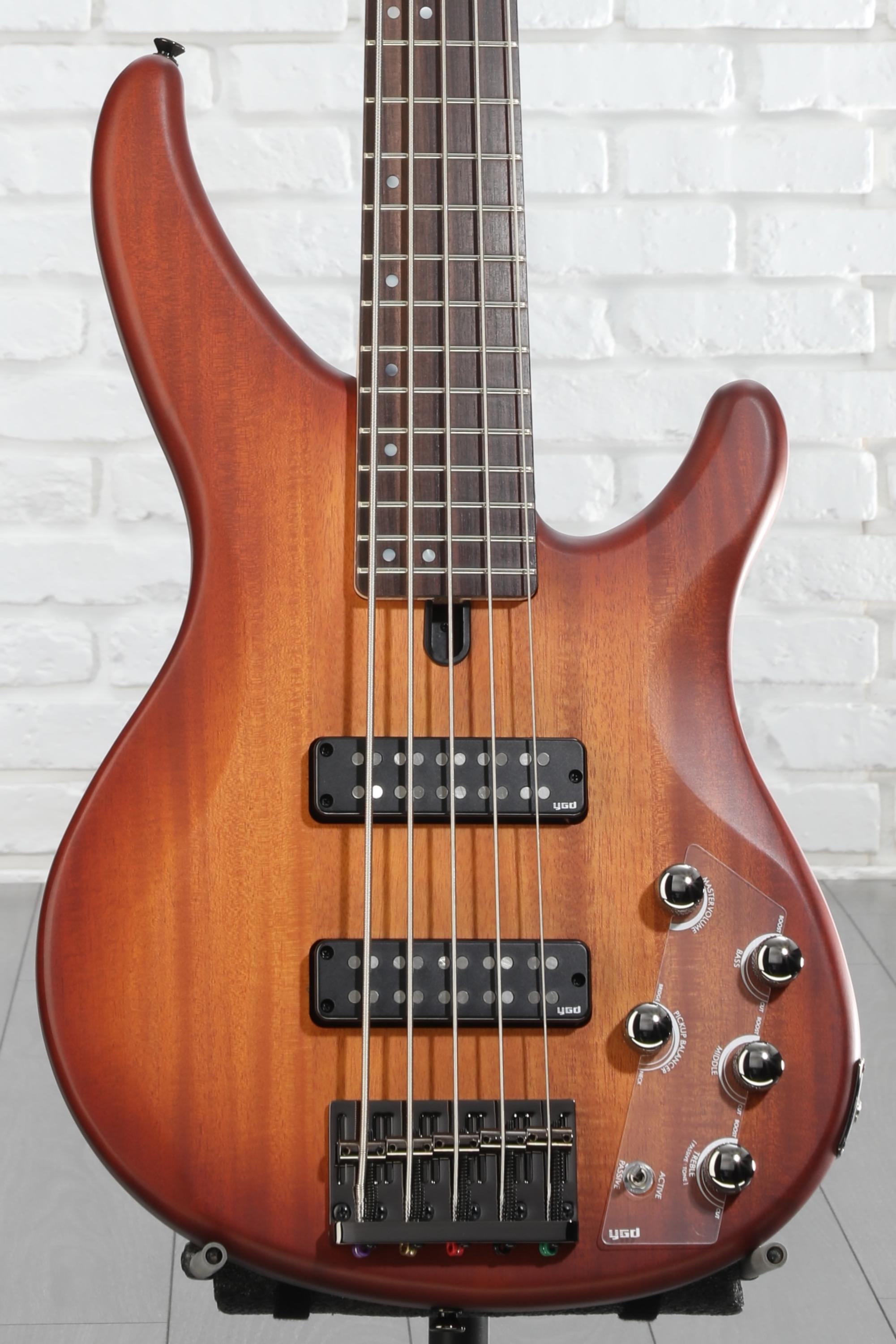 Yamaha TRBX505 5-string Bass Guitar - Brick Burst | Sweetwater
