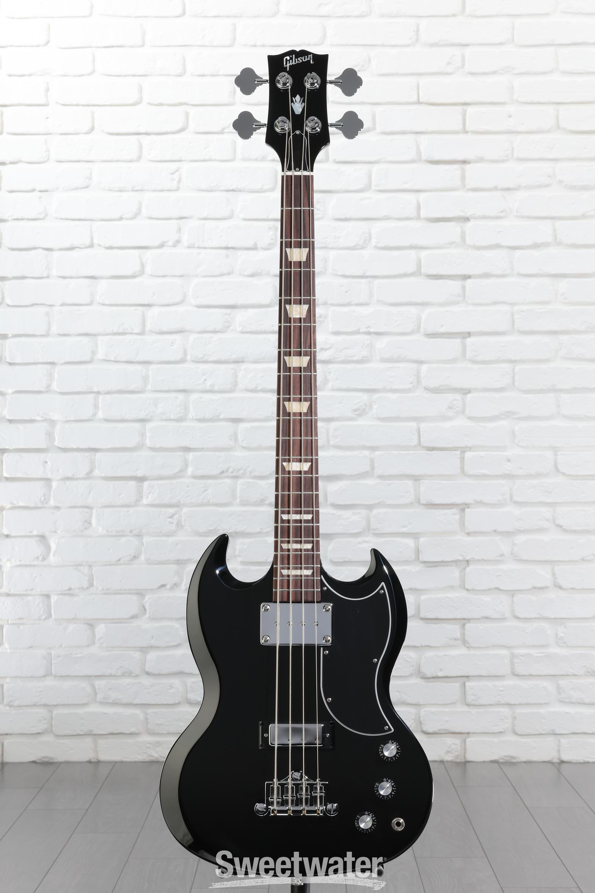 【希少】Gibson SG Standard Bass Ebony Gibson USA SG Standard Electric Bass Guitar Ebony with Hard
