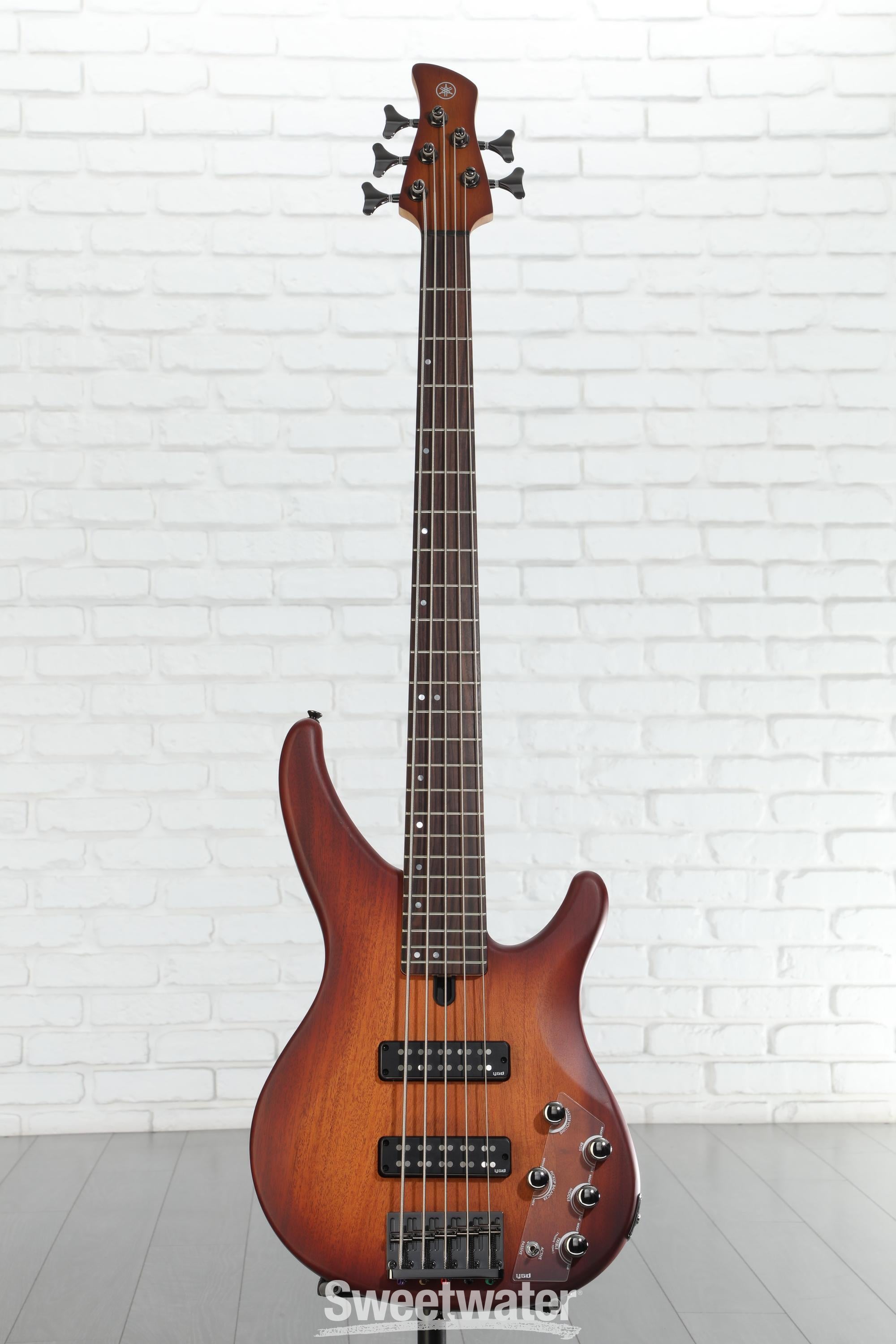 Yamaha TRBX505 5-string Bass Guitar - Brick Burst | Sweetwater