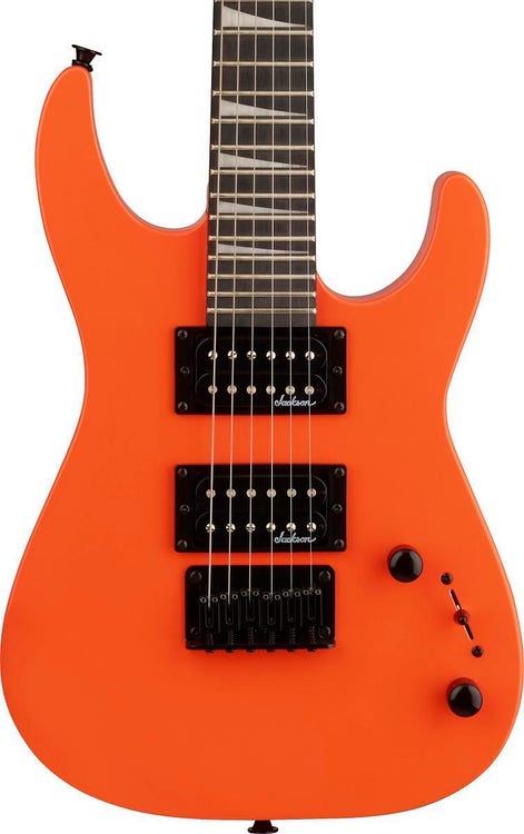 Jackson Dinky Minion JS1X Electric Guitar - Safety Orange, Amaranth Fingerboard