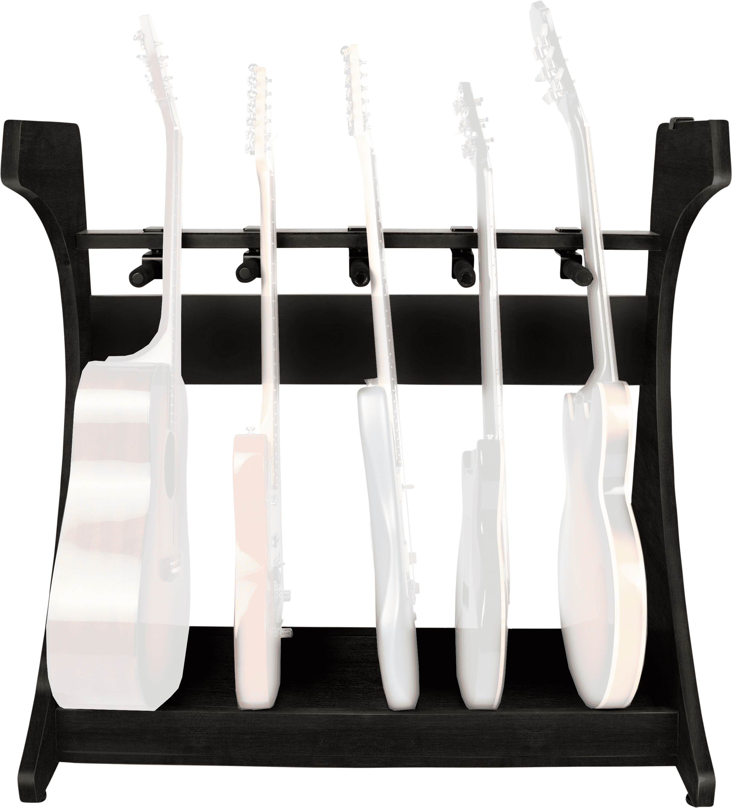 Gator Frameworks Elite Five Electric/Acoustic Guitar Rack - Standard Black  Finish