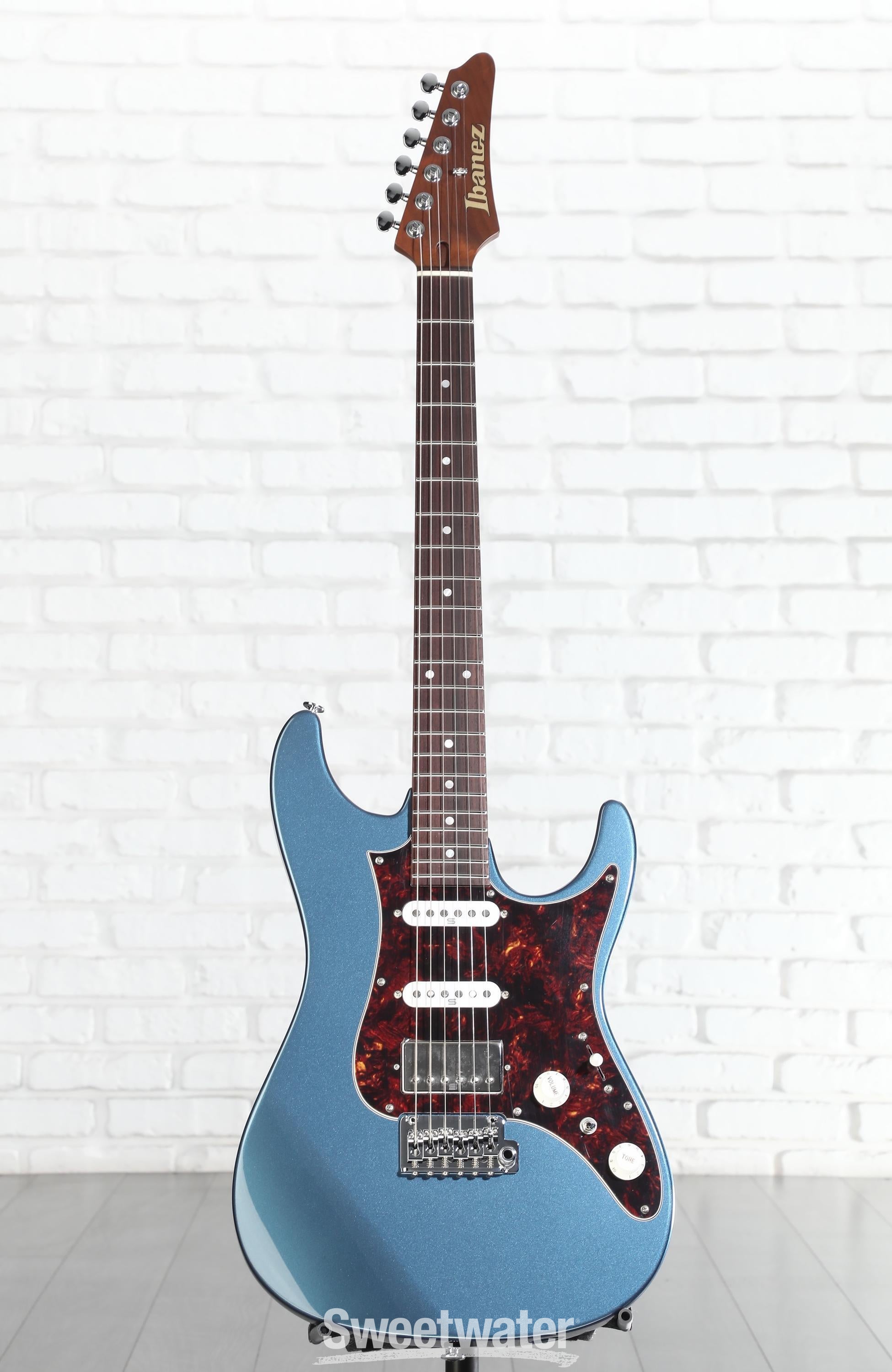 Ibanez Prestige AZ2204N Electric Guitar - Prussian Blue Metallic