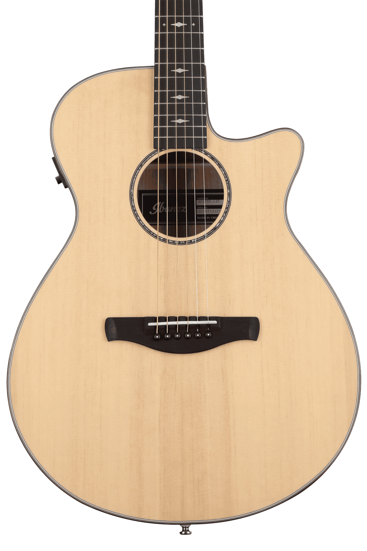 Ibanez AEG200 Acoustic-Electric Guitar - Natural Low Gloss Ibanez AEG200 Acoustic-Electric Guitar - Natural Low Gloss