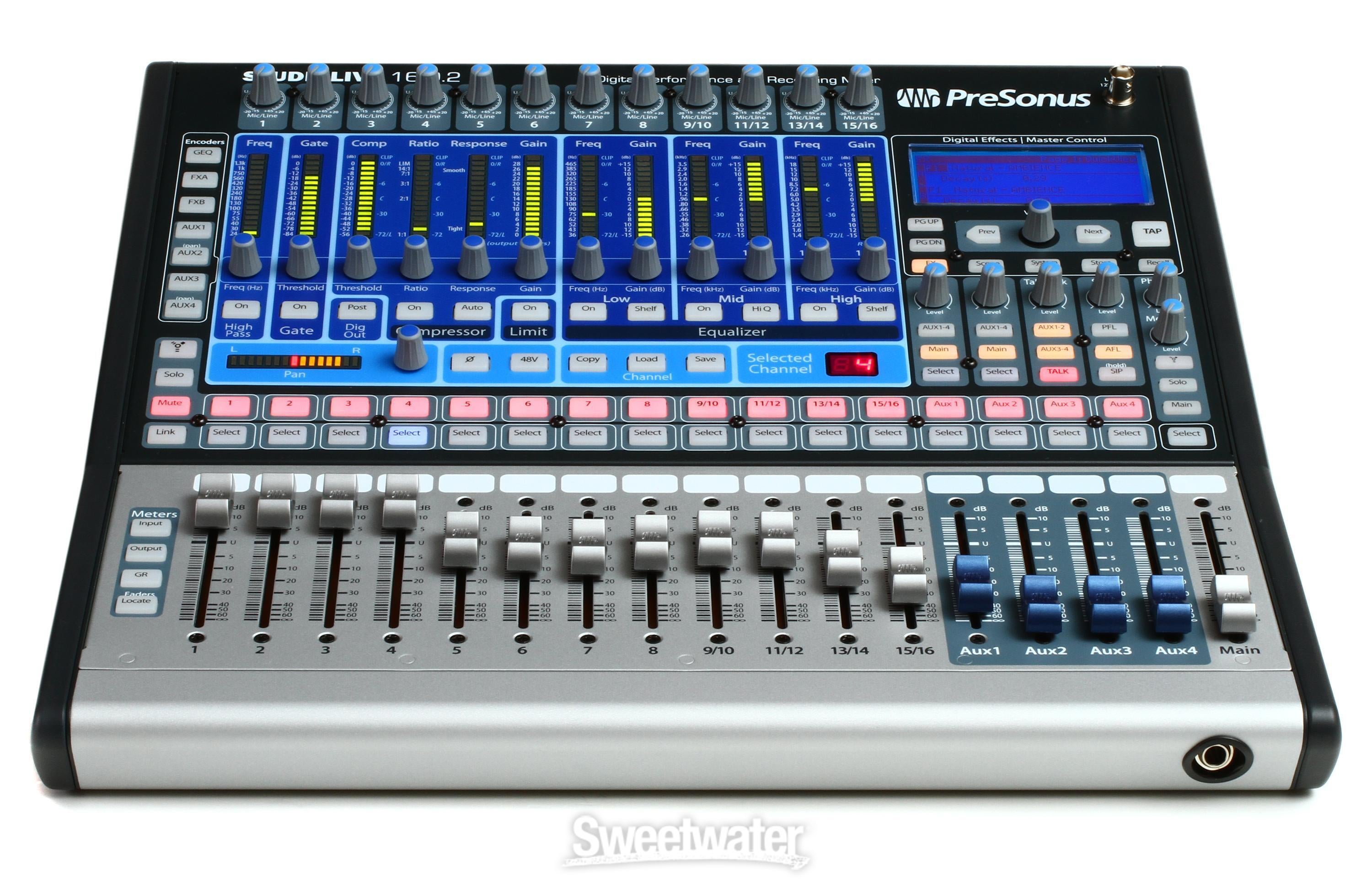 PreSonus StudioLive 16.0.2 Digital Mixer Reviews | Sweetwater