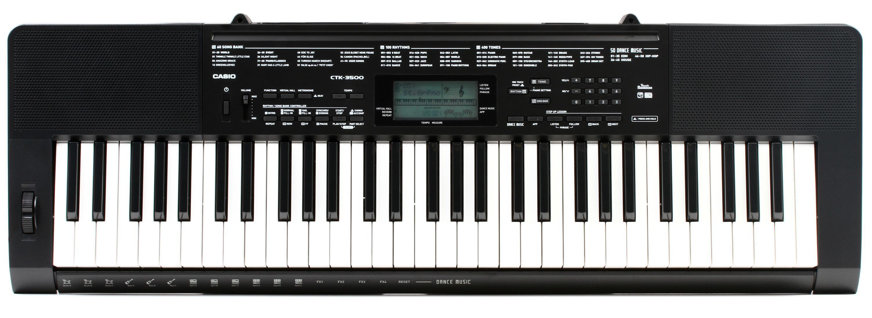 Keyboard casio wk discount 3500