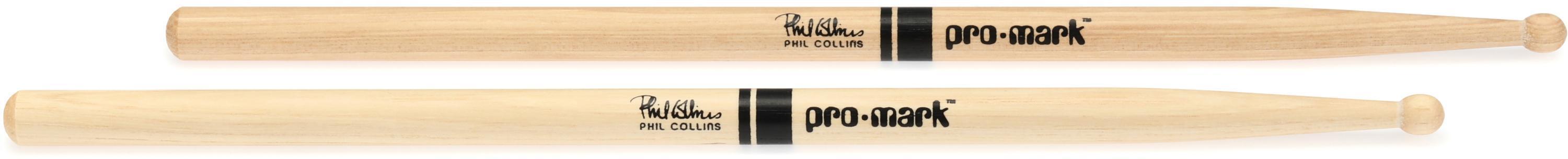 Photo of Promark TXPCW Signature Series Drumsticks - Phil Collins - Wood Tip - Hickory