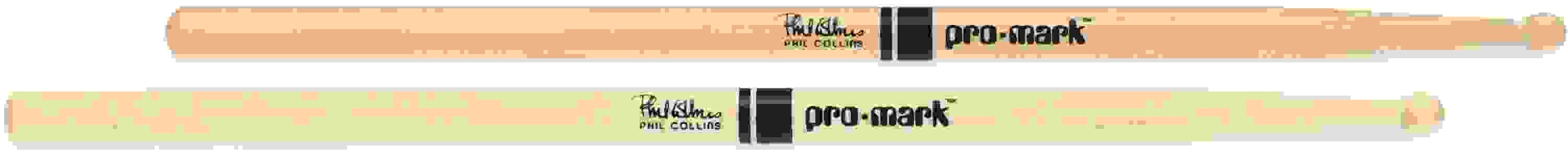 Promark TXPCW Signature Series Drumsticks - Phil Collins - Wood Tip - Hickory