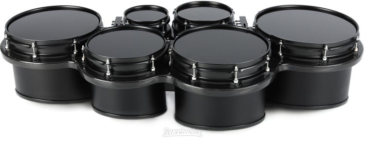 Ludwig Performance Marching Multi Toms - 6-/8-/10-/12-/13-/14-inch, Matte Black