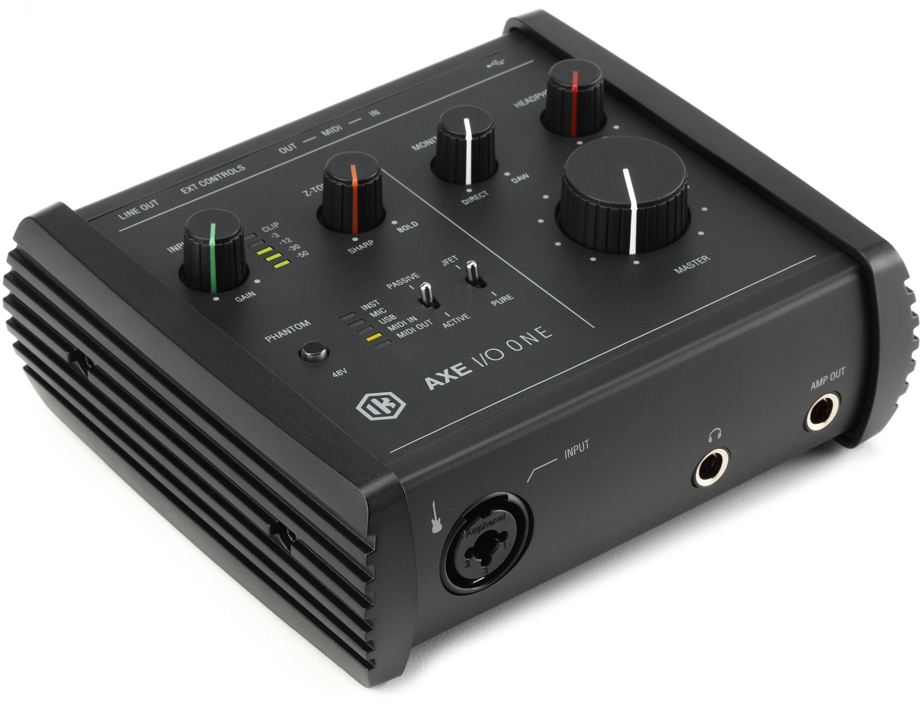 Bundled Item: IK Multimedia AXE I/O ONE USB Guitar Audio Interface