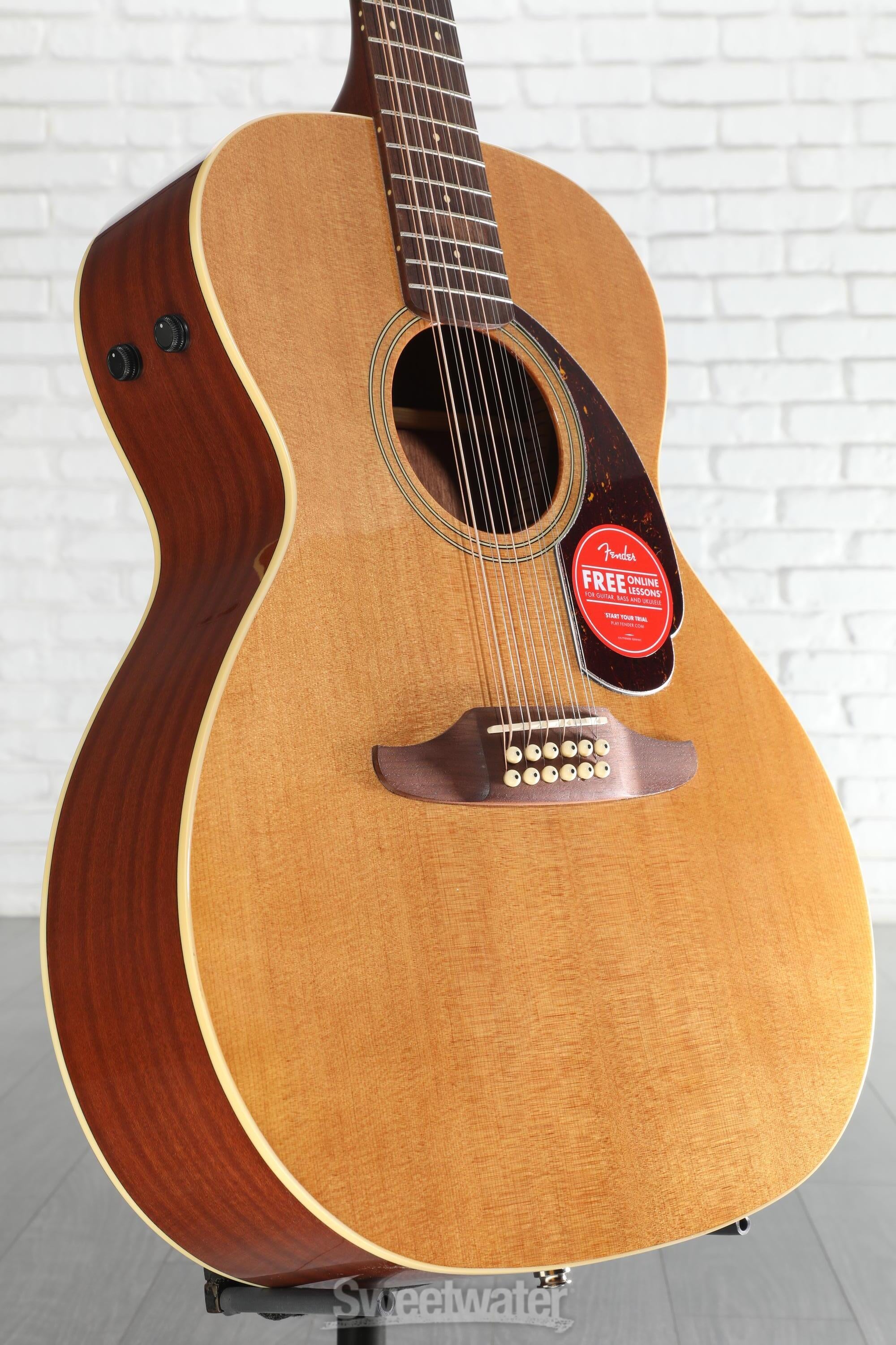 Fender Villager 12-string Acoustic-electric Guitar - Aged Natural