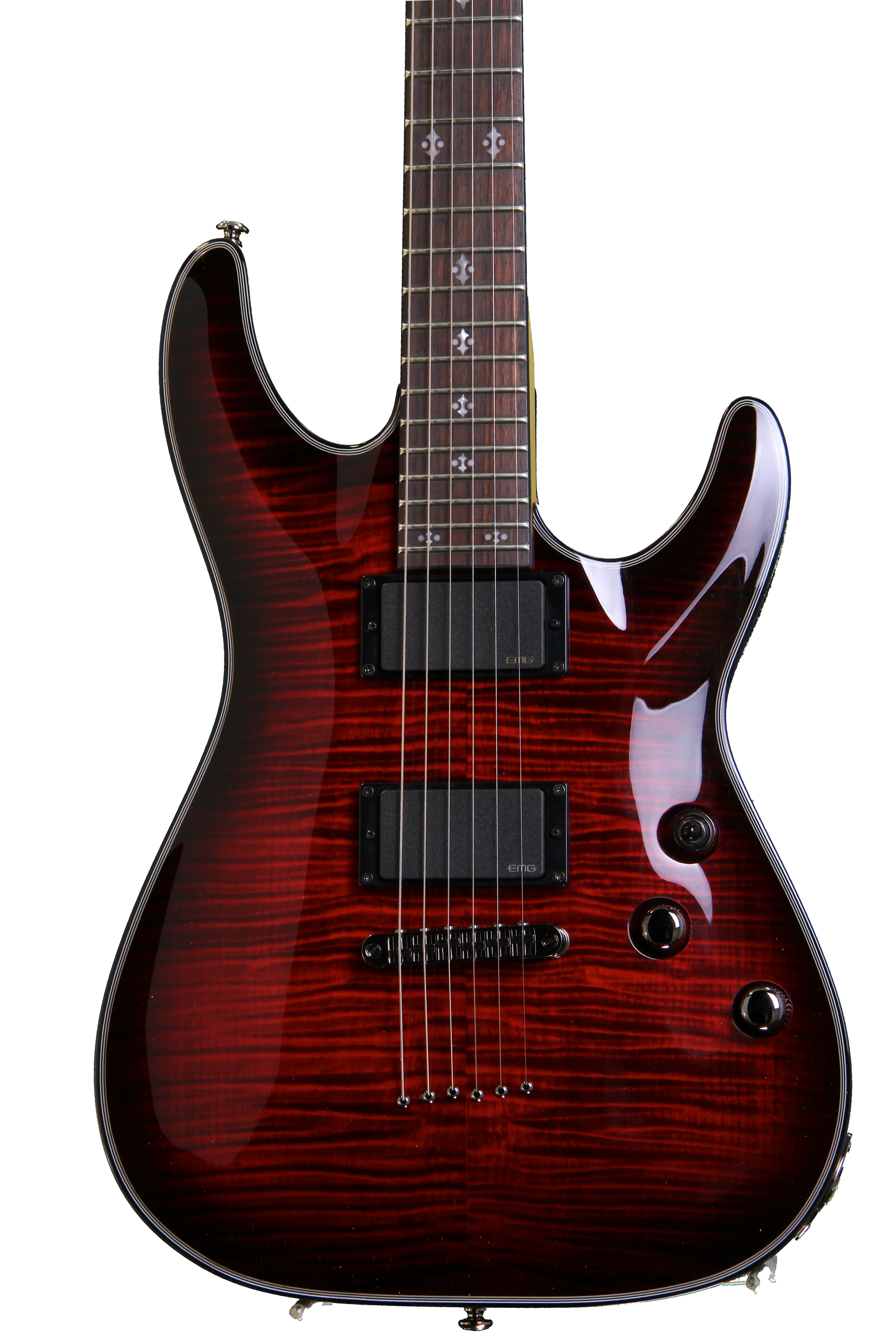 Schecter Damien Elite-6 - Crimson Red Burst | Sweetwater