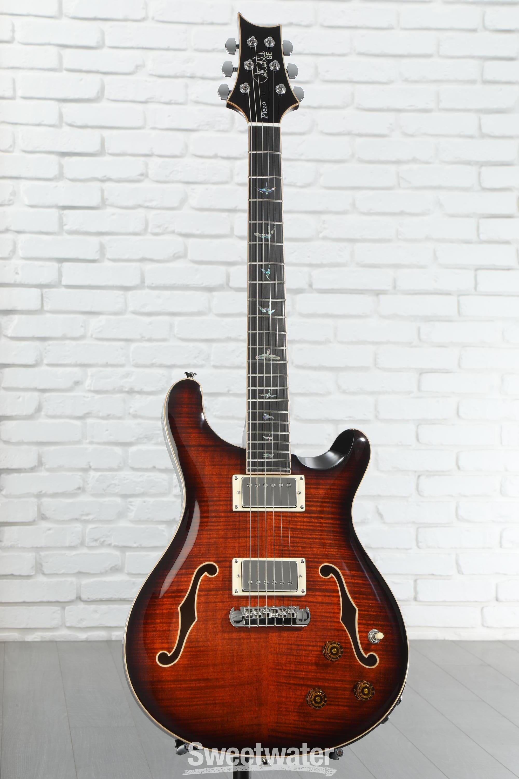 PRS SE Hollowbody II Piezo Electric Guitar - Peacock Blue