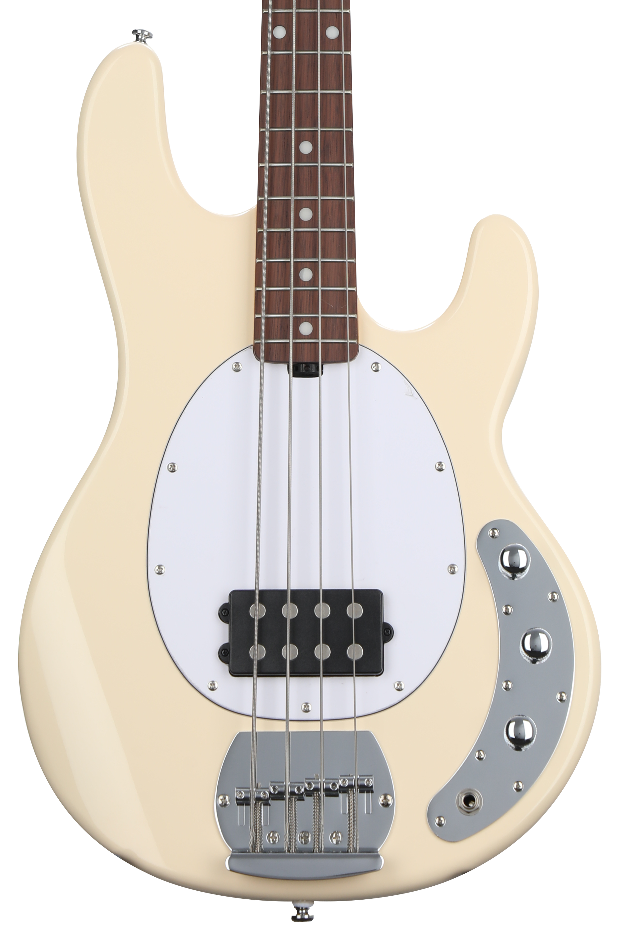 Sterling By Music Man StingRay RAY4 Bass Guitar - Vintage Cream